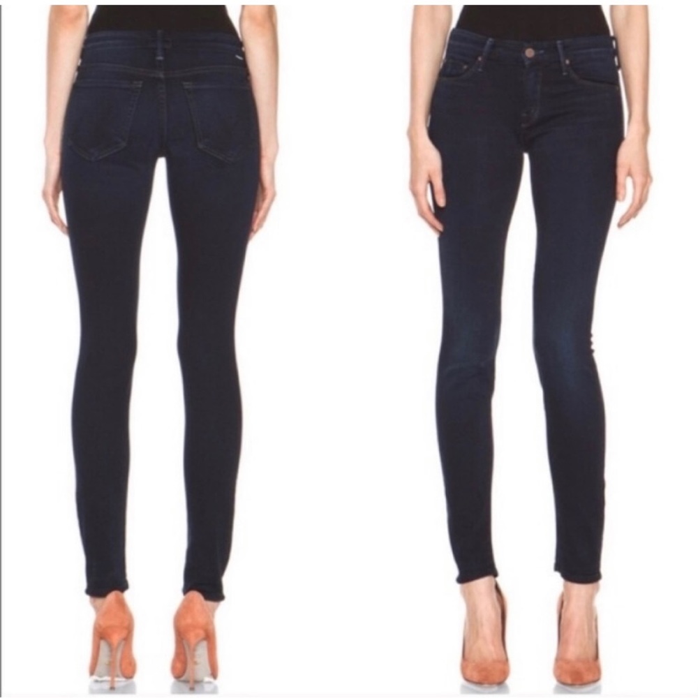MOTHER Women's Skinny Jeans - Dark Blue